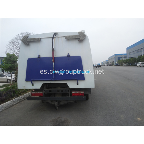Dongfeng 4x2 camión de limpieza de carreteras camión barredora de carreteras